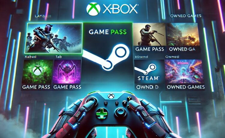 Steam UI Xbox
